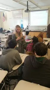 Blair teaching in Mcnary